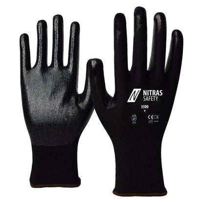 Guanti in nylon NITRAS, neri