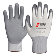 NITRAS NYLOFLEX FOAM, guanti da montaggio, bianco/grigio