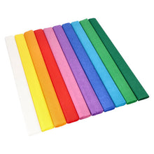 Dieci fogli di carta crespa PAPSTAR assortiti a colori (2,5 m x 50 cm), impermeabili, in vari colori - ideali per il fai-da-te o per la decorazione di feste. Da PAPSTAR GmbH.