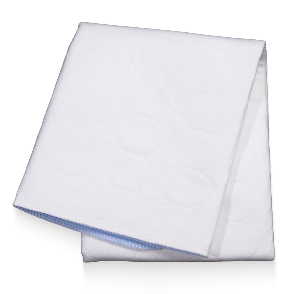 Cuscino protettivo per letto AMPri MED-COMFORT lavabile 75 x 90 cm, blu/bianco | Confezione (1 pezzo)
