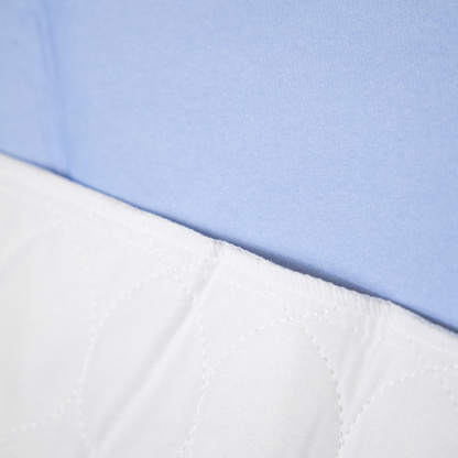 Cuscino protettivo per letto AMPri MED-COMFORT lavabile 75 x 90 cm, blu/bianco | Confezione (1 pezzo)