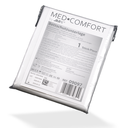 Cuscino protettivo per letto AMPri MED-COMFORT lavabile 75 x 90 cm, blu/bianco | Confezione (1 pezzo)