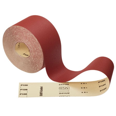 Rotolo abrasivo in carta 3M™ 241UZ, 115 mm x 50 m, P80 | Confezione (1 rotolo)