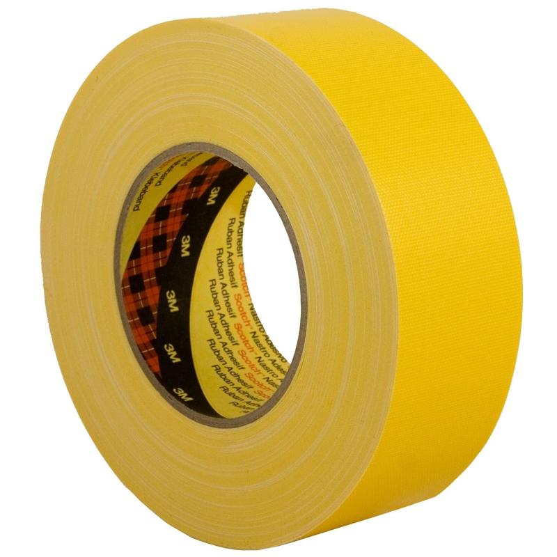 Nastro adesivo in tessuto 3M™ 389, Giallo - Nastro adesivo per applicazioni versatili