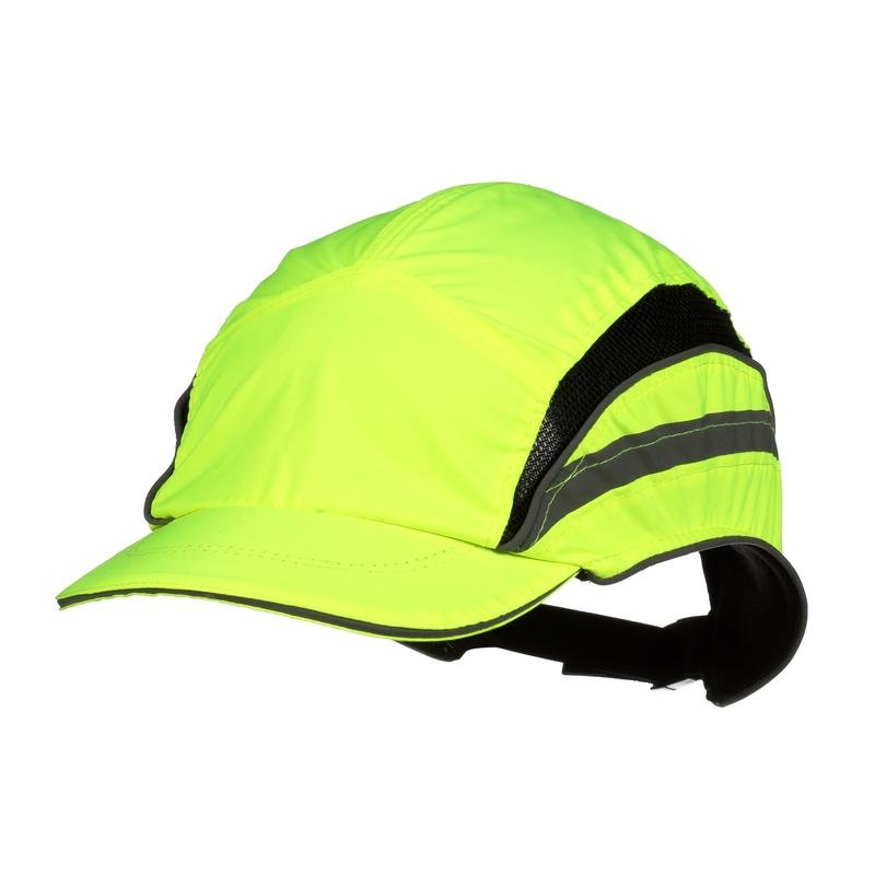 Cappellino antiurto 3M™ First Base™ 3 2021866, classico, fluorescente ad alta visibilità, giallo, visiera corta, 55 mm | Confezione (1 pezzo)