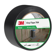 Nastro in PVC per usi generici 3M™ 764, nero, 50 mm x 33 m, 0,13 mm, confezionato singolarmente | Confezione (1 rotolo)