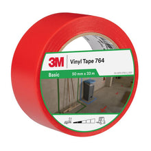 Nastro in PVC per usi generici 3M™ 764, rosso, 50 mm x 33 m, 0,13 mm, confezionato singolarmente | Confezione (1 rotolo)