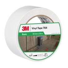 Nastro in PVC per usi generici 3M™ 764, bianco, 50 mm x 33 m, 0,13 mm, confezionato singolarmente | Confezione (1 rotolo)