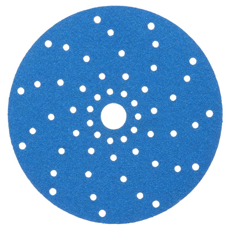 Disco abrasivo blu 3M™ Hookit™ multiforo 325U, Blu, 150 mm, multiforo, 80, 51371 | Confezione (1 pezzo)