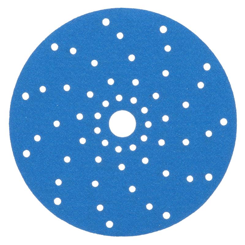 Disco abrasivo blu 3M™ Hookit™ multiforo 325U, Blu, 150 mm, multiforo, P120, 51373 | Confezione (1 pezzo)