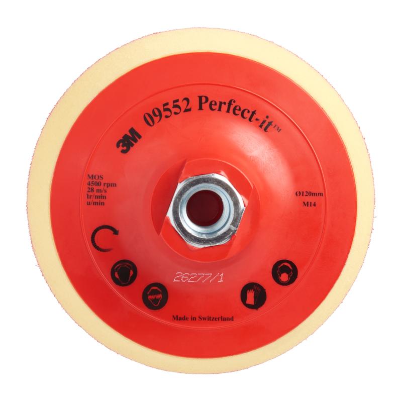 Platorello di supporto 3M™ Perfect-It™, 125 mm, M14, 09552 | Confezione (1 pezzo)