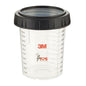 Coppetta esterna 3M™ PPS™ con anello a vite, piccola, 170 ml, 16115 | Confezione (170ml)