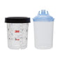 Kit coperchio e tazza interna 3M™ PPS™, 400 ml, 125 µm, 16312 | Confezione (400 ml)