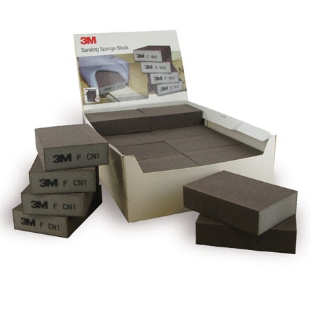 Spugne abrasive 3M™, 100 mm x 68 mm x 26 mm, MED, su quattro lati | Confezione (24 pezzi)