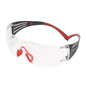 Occhiali di sicurezza 3M™ SecureFit™ 400, aste rosse/grigie, rivestimento antiappannamento/antigraffio Scotchgard™ (K&N), lenti trasparenti, SF401SGAF-RED-EU | Confezione (1 pezzo)