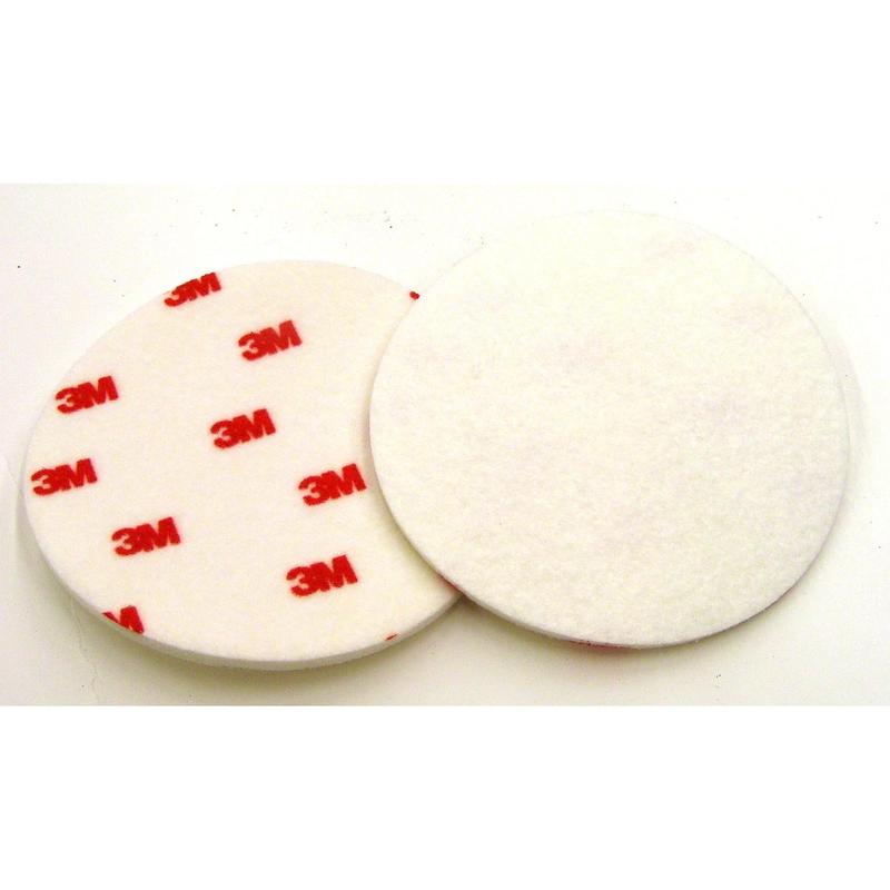 Feltro lucidante 3M™ Finesse-it™ rosso/bianco - Tampone lucidante duro per paste abrasive