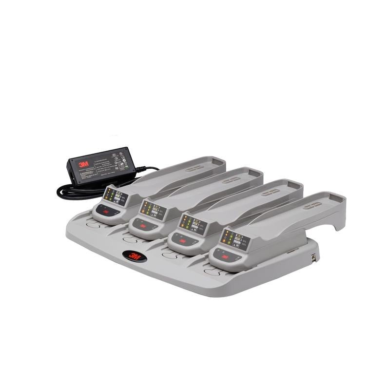 Caricabatterie 3M™ Versaflo™, quattro stazioni, Europa, TR-644E | Confezione (1 pezzo)