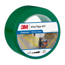 Nastro in PVC morbido 3M™ 471, verde, 50 mm x 33 m, 0,14 mm, confezionato singolarmente | Confezione (1 rotolo)