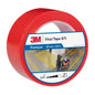 Nastro in PVC morbido 3M™ 471, rosso, 50 mm x 33 m, 0,14 mm, confezionato singolarmente | Confezione (1 rotolo)