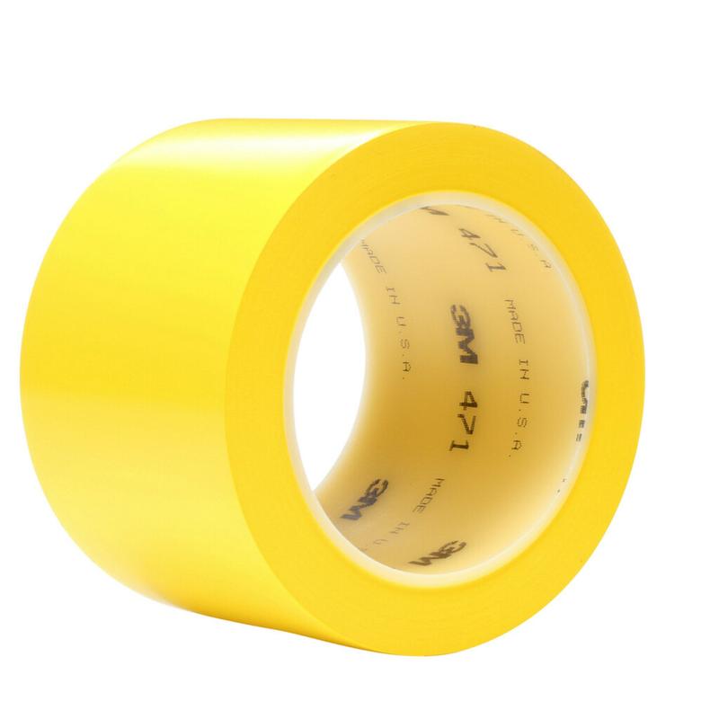 Nastro in PVC morbido 3M™ 471, giallo