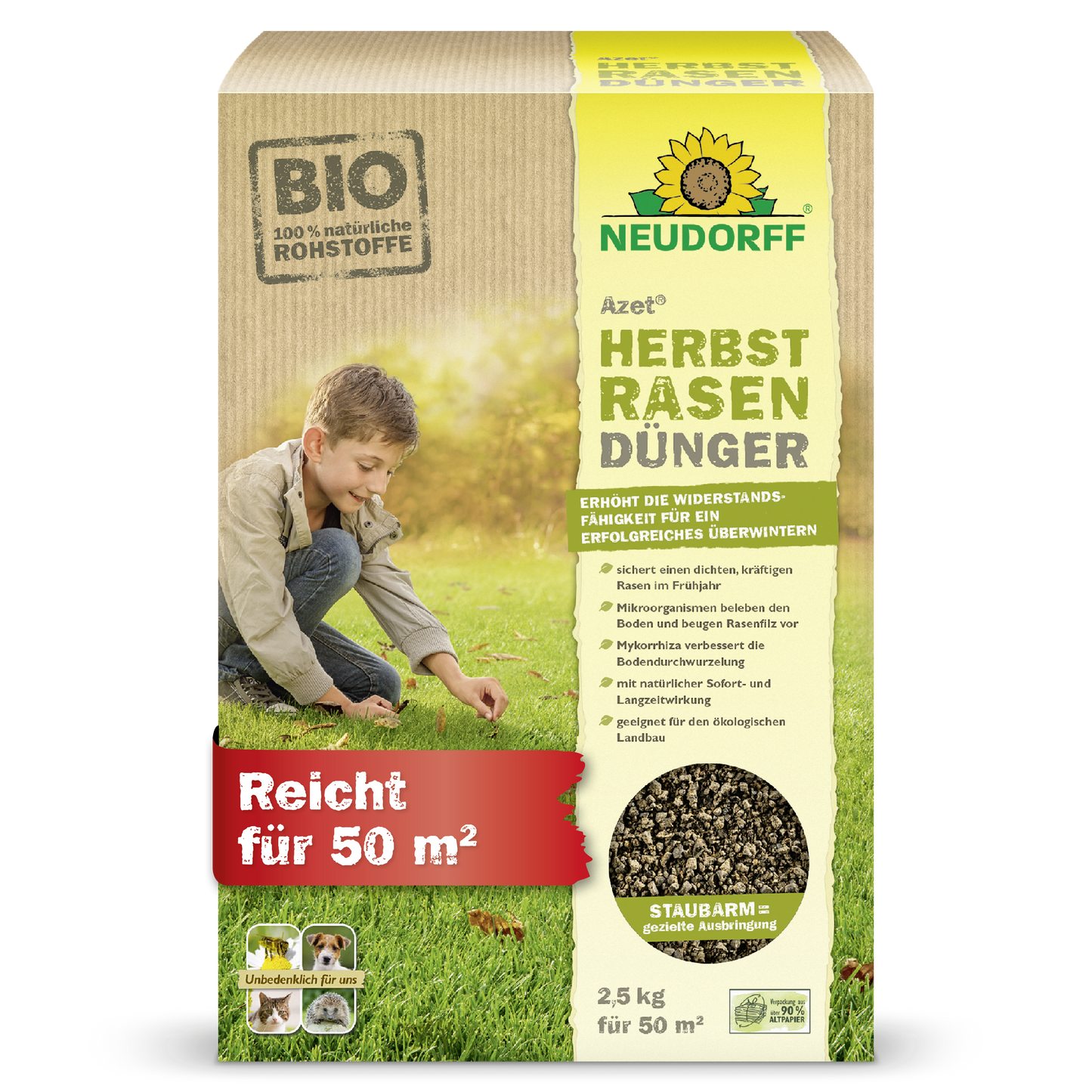 Fertilizzante per prato autunnale Azet