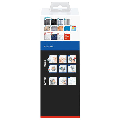 tesa Klaam Design-Seifenspender, verchromt, inkl. Klebelösung