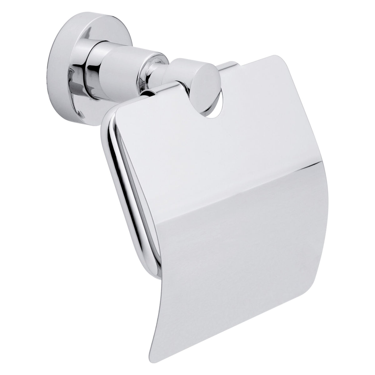 tesa Loxx WC-Papierhalter m. Deckel, verchromt, inkl. Klebelösung