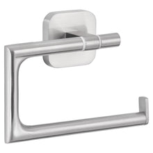 tesa Esteetic Toilettenpapierhalter, Edelstahloptik, Klebelösung