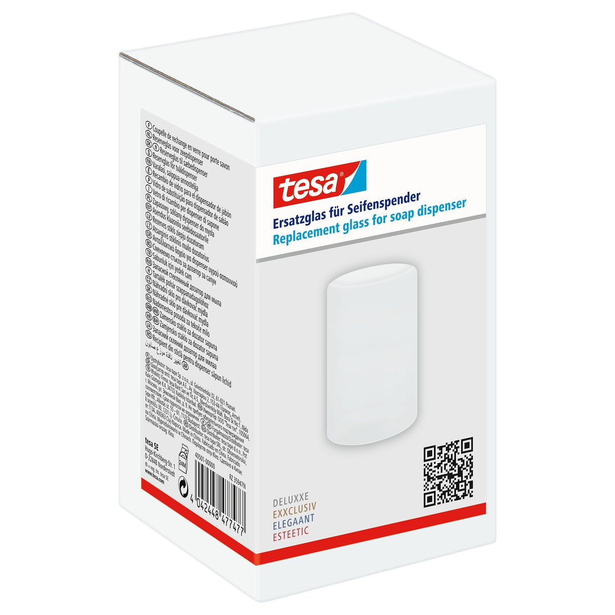 tesa Ersatzflasche für Seifenspender Deluxxe, Exxclusiv, Elegaant, Esteetic