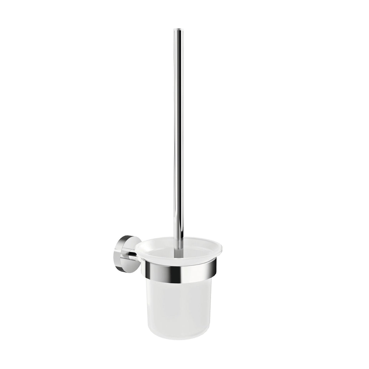 tesa SMOOZ Toilettenbürste, selbstklebend, verchromtes Metall