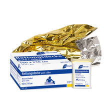 Coperta di salvataggio, oro/argento, 160 x 210 cm | Confezione (50 pezzi)