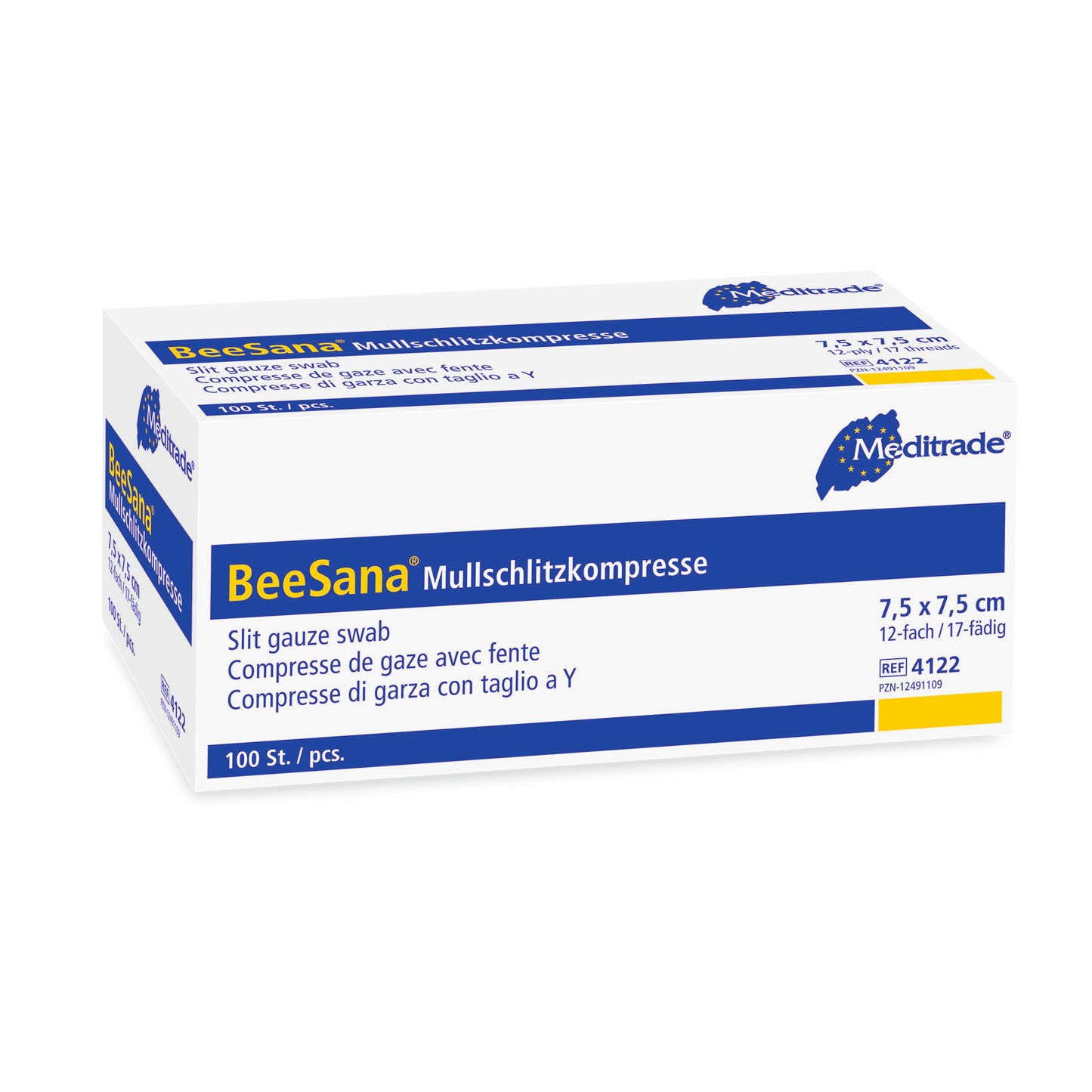Compresse di garza BeeSana®, non sterili, 12 volte (100 pezzi)