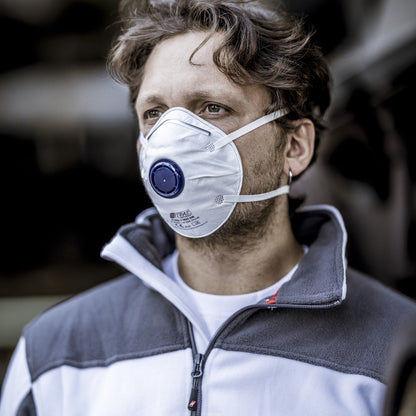 NITRAS SAFE AIR, maschera respiratoria, bianca, EN 149, scatola da 15 pezzi | Confezione (15 pezzi)