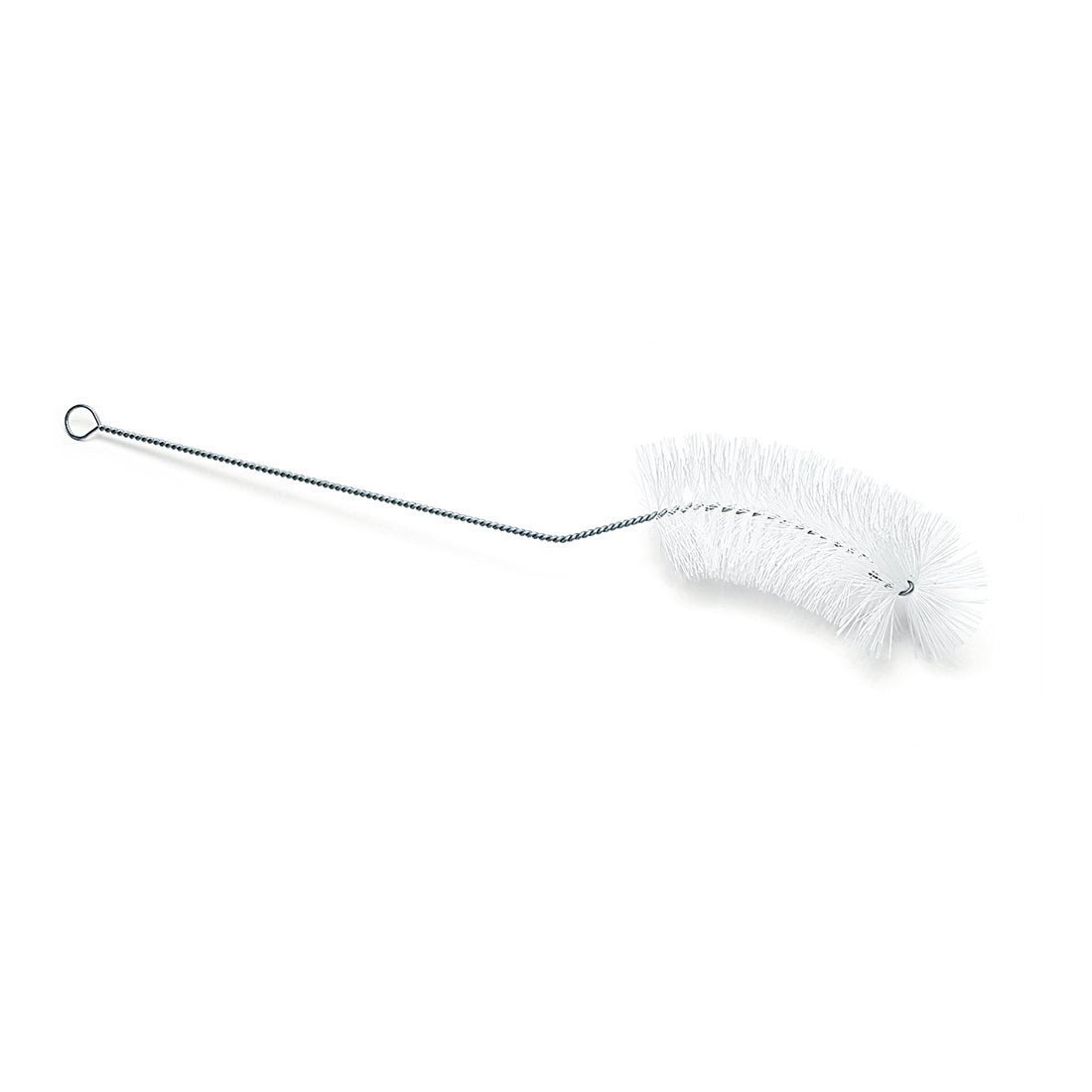 La spazzola a beccuccio Nölle Profi Brush, 40/30 mm, lunga 370 mm con setole pure ha setole extra rigide su un manico in filo metallico leggermente curvato e un occhiello per appenderla, ideale per la pulizia di punti difficili da raggiungere.