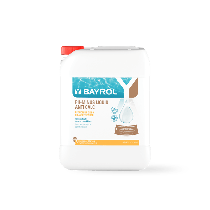 BAYROL pH-Minus Liquido Anti Calc 20 L Concentrato per abbassare un valore di pH | Tanica (20 l) 