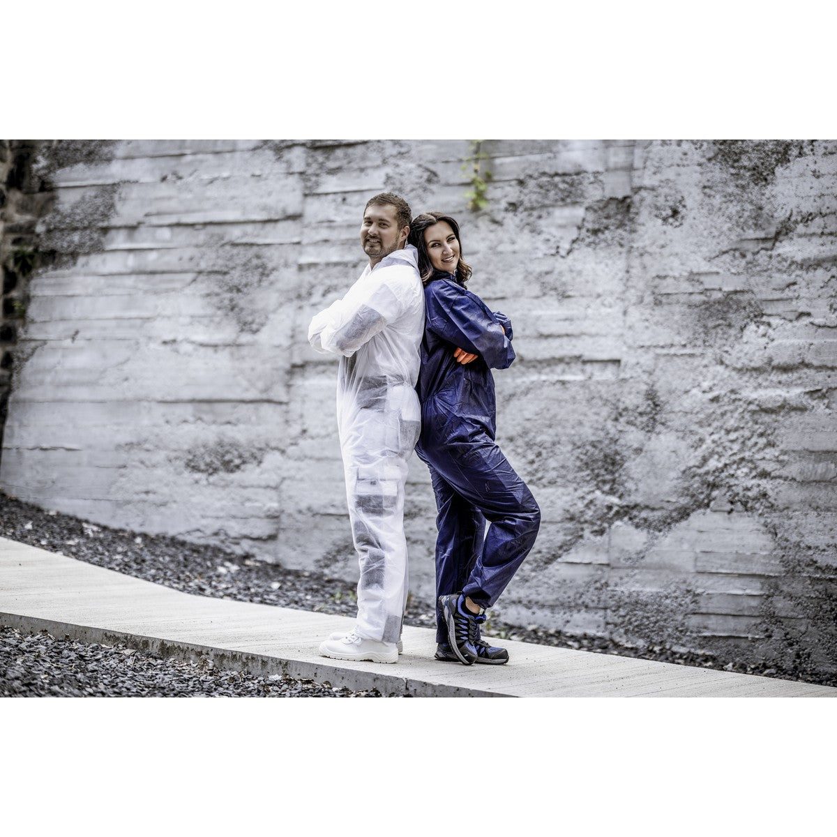 NITRAS PP, tuta protettiva, blu navy