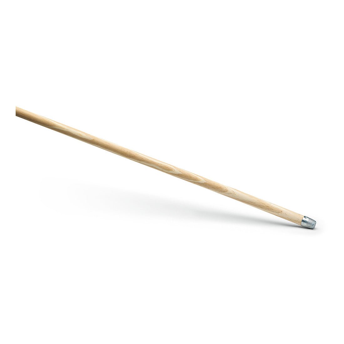 Il manico di scopa Nölle Profi Brush 24x1.200 mm di Nölle Profi Brush Bürsten- & Pinseltechnik e.K. è un manico di scopa in legno con un'estremità in metallo, mostrato in diagonale su sfondo bianco.