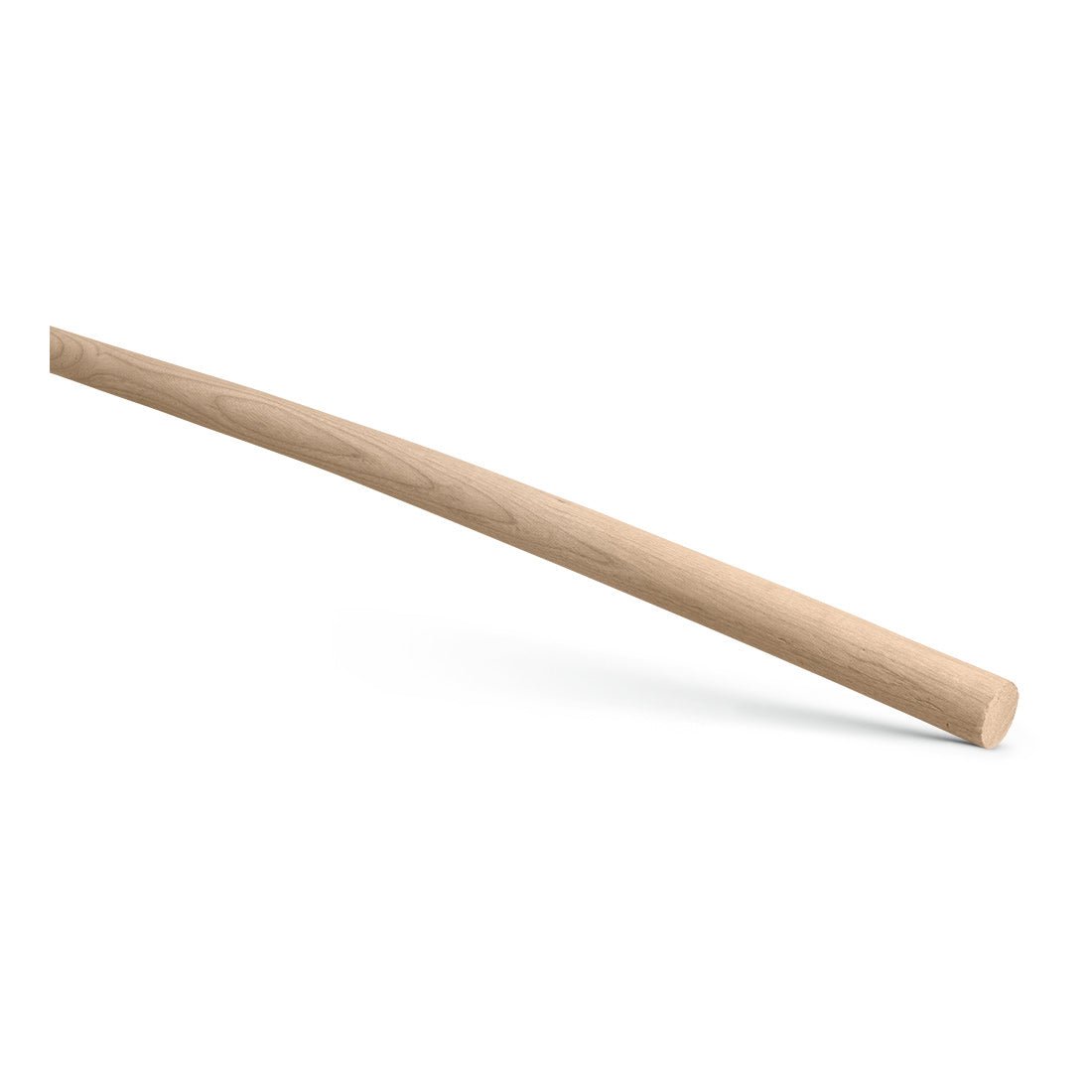 Il manico per forca da letame Nölle Profi Brush (36x130 cm), realizzato in legno di frassino, presenta una forma ricurva con superficie liscia e chiara e punta arrotondata. Marchio: Nölle Profi Brush Bürsten- & Pinseltechnik e.K.