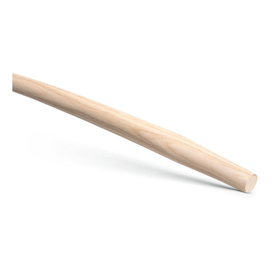 Il manico a T Nölle Profi Brush da 1.100 mm in frassino, ricurvo con piega a U, per vanghe e pale (DIN 2015200), prodotto da Nölle Profi Brush Bürsten- & Pinseltechnik e.K., si presenta chiaro e liscio, con estremità arrotondata.