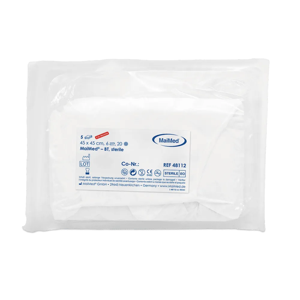 MaiMed-BT-sterile 45x45, Rökochip, confezione doppia