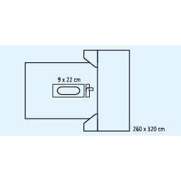 FD PP addome/vertebre Tessuto sk 260x320* 9x22* trama crespata | Confezione (7 pezzi)