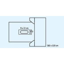 FD PP addome/vertebre Tessuto sk 260x320* 9x22* trama crespata | Confezione (7 pezzi)