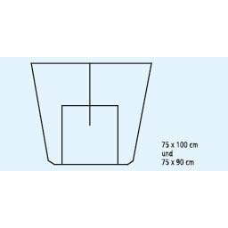 Tessuto turbante Hartmann Fdrape P 100x65 90x75 P22 | Confezione (22 pezzi)