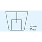 Tessuto turbante Hartmann Fdrape P 100x65 90x75 P22 | Confezione (22 pezzi)