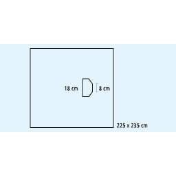 FD PP ENT/MKG tela sk 225x235* 10x18* trama crespata | Confezione (8 pezzi)