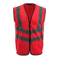 Gilet stradale MASCOT® Wingate, rosso ad alta visibilità