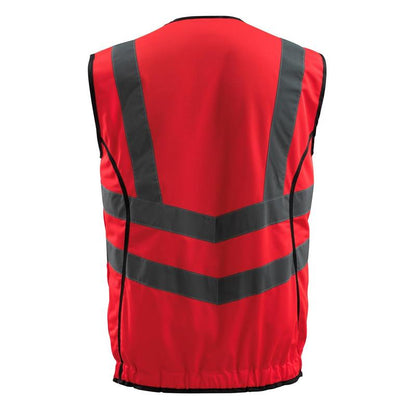 Gilet stradale MASCOT® Wingate, rosso ad alta visibilità