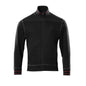 Felpa MASCOT® Chania con zip, nera