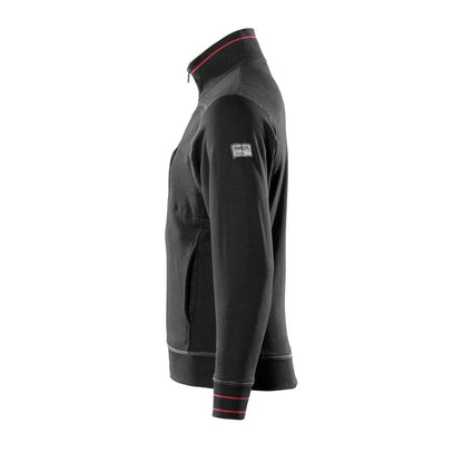 Felpa MASCOT® Chania con zip, nera