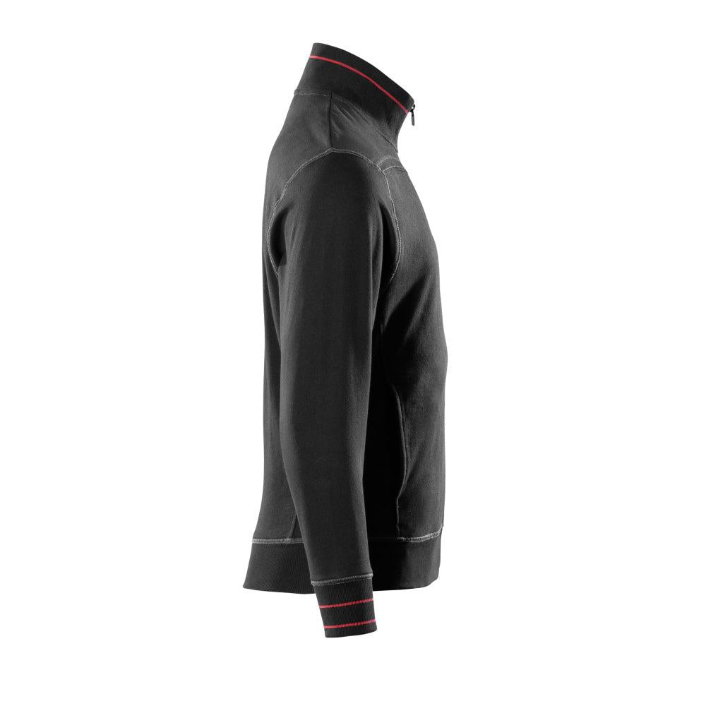 Felpa MASCOT® Chania con zip, nera